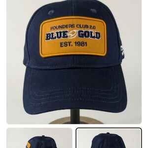 Blue and Gold Baseball Cap